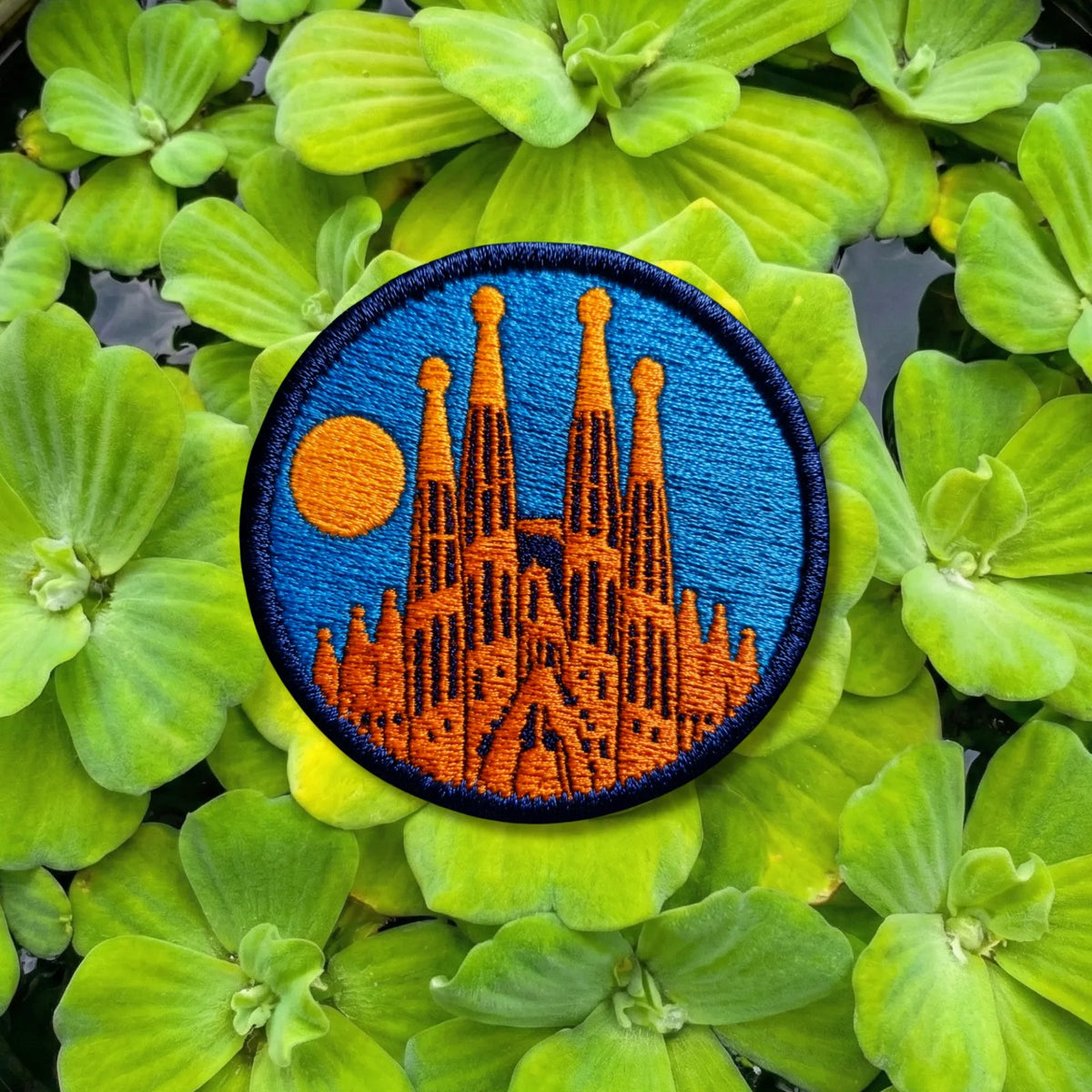 Barcelona Spain Sagrada Familia Basilica Embroidered Patch - product photo 2