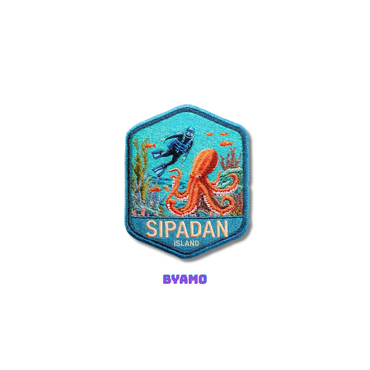 Sipadan Island Malaysia Embroidered Patch - product photo 2