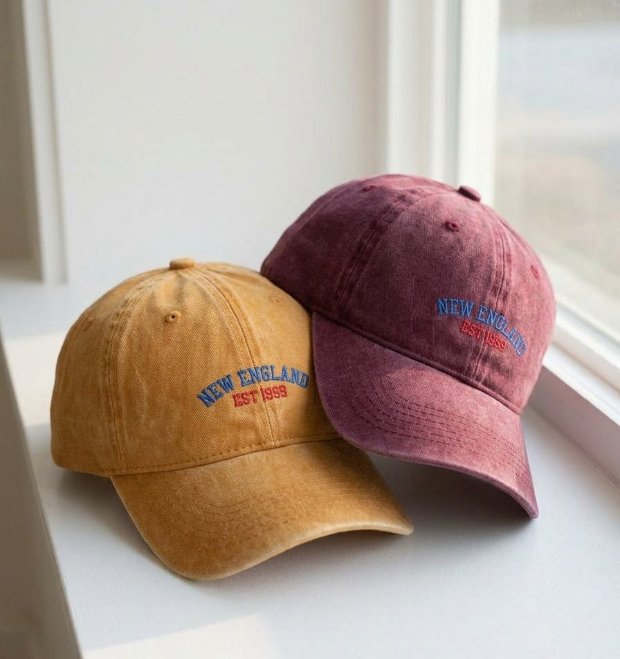 Retro Text Embroidered Cap - view 3
