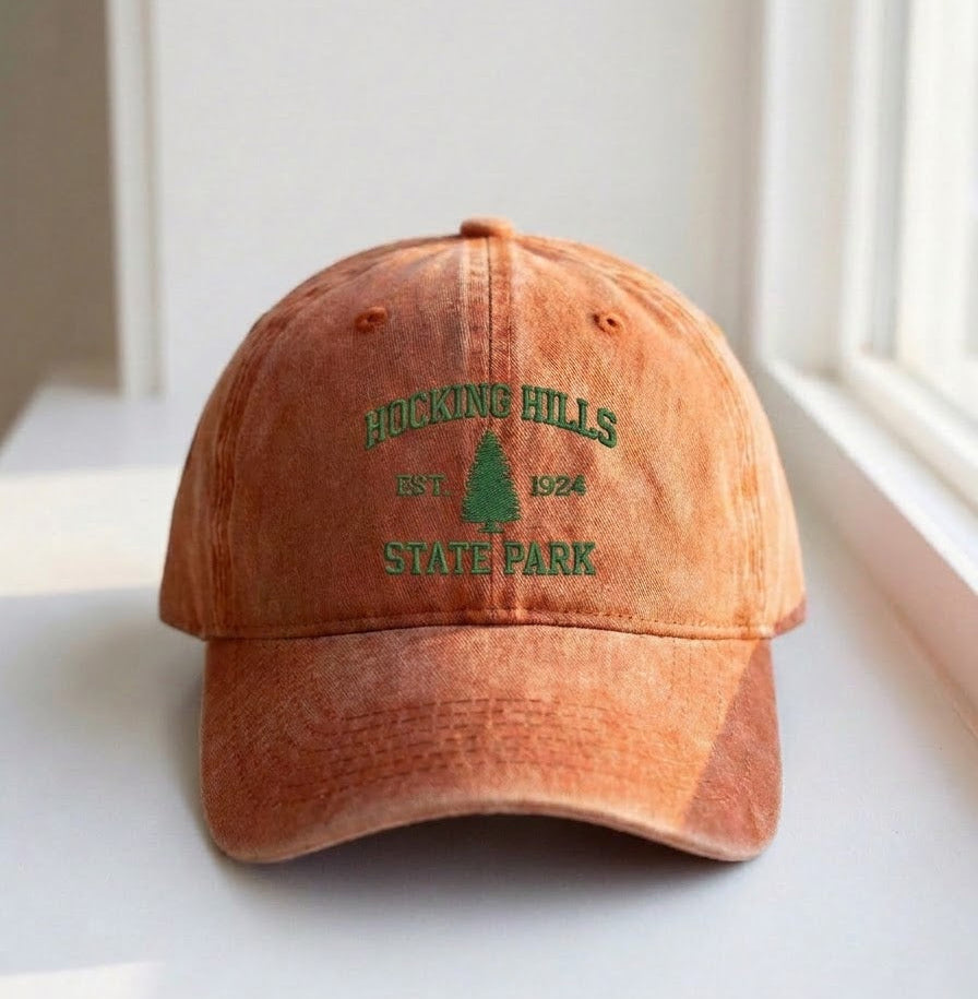 Hocking Hills Ohio Embroidered Cap - view 2