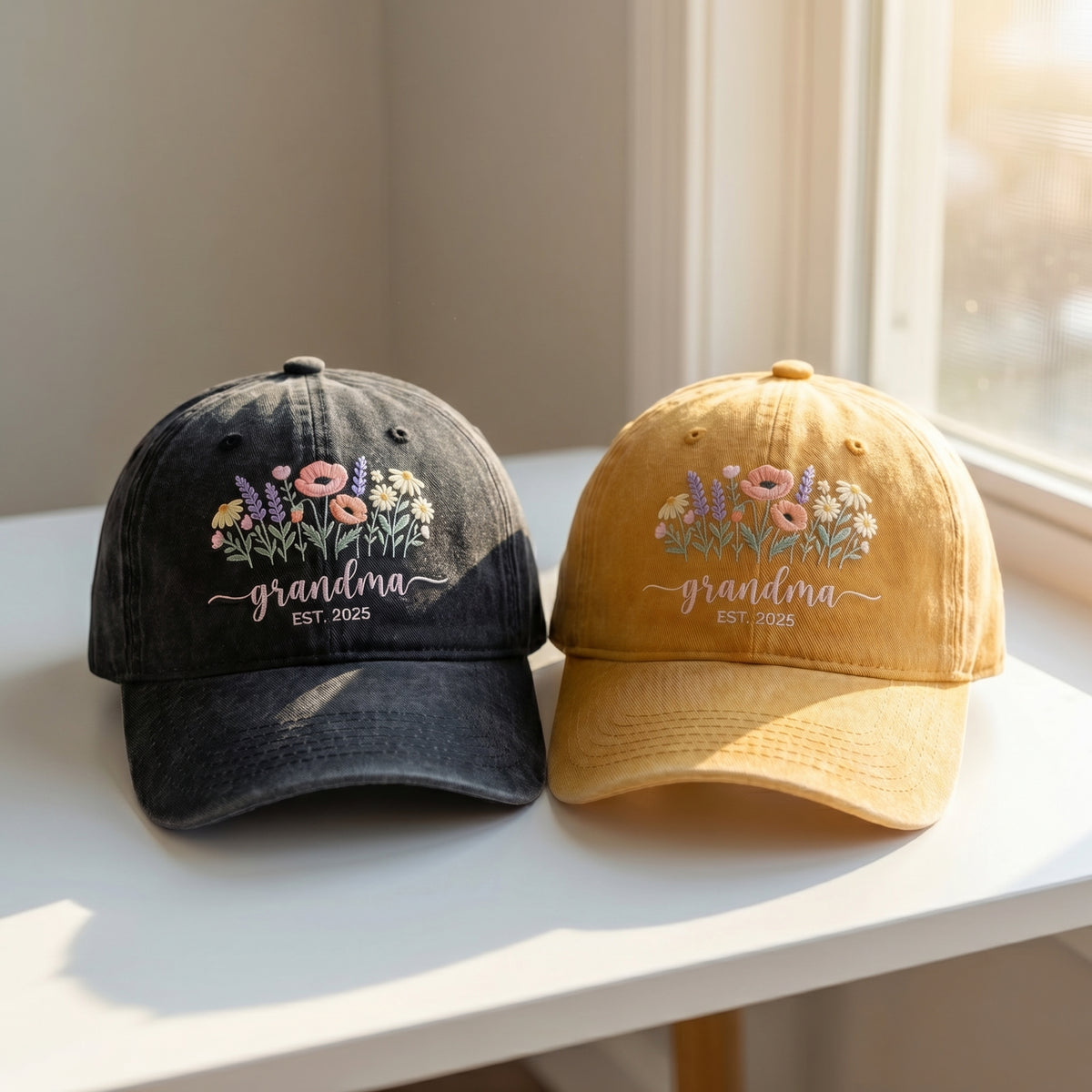 First Time Grandparents Embroidered Cap – Perfect Gift for New Grandparents - photo 3