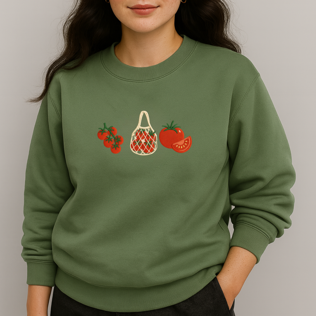 black tomato embroidered pullover minimal streetwear