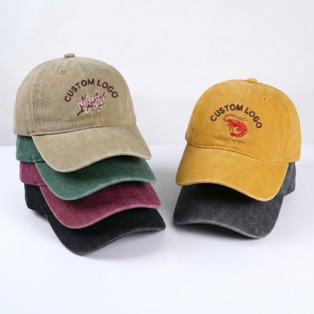 Custom Logo Embroidered Dad Hat