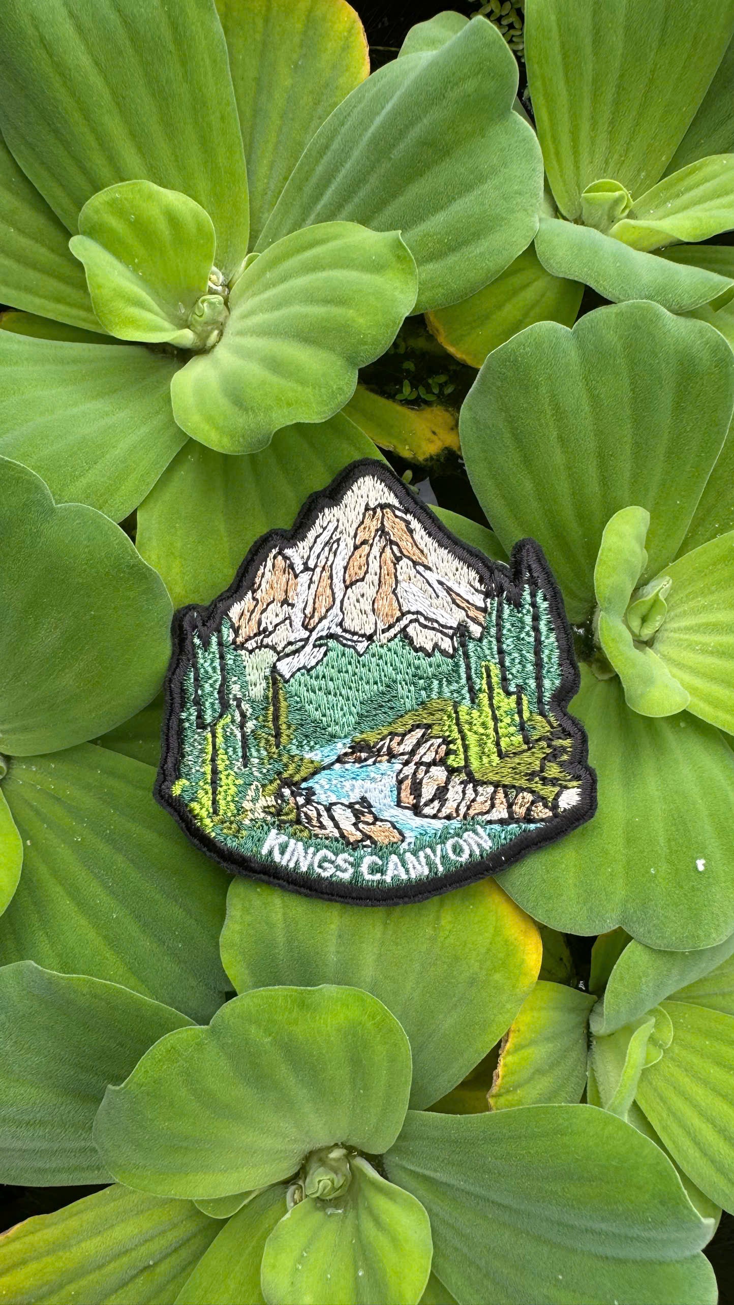 california kings canyon embroidery patch iron-on sew-on