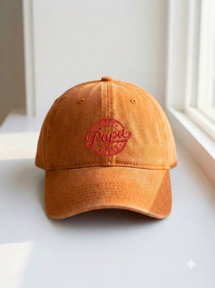 Best Papa Ever Embroidered Cap - view 4
