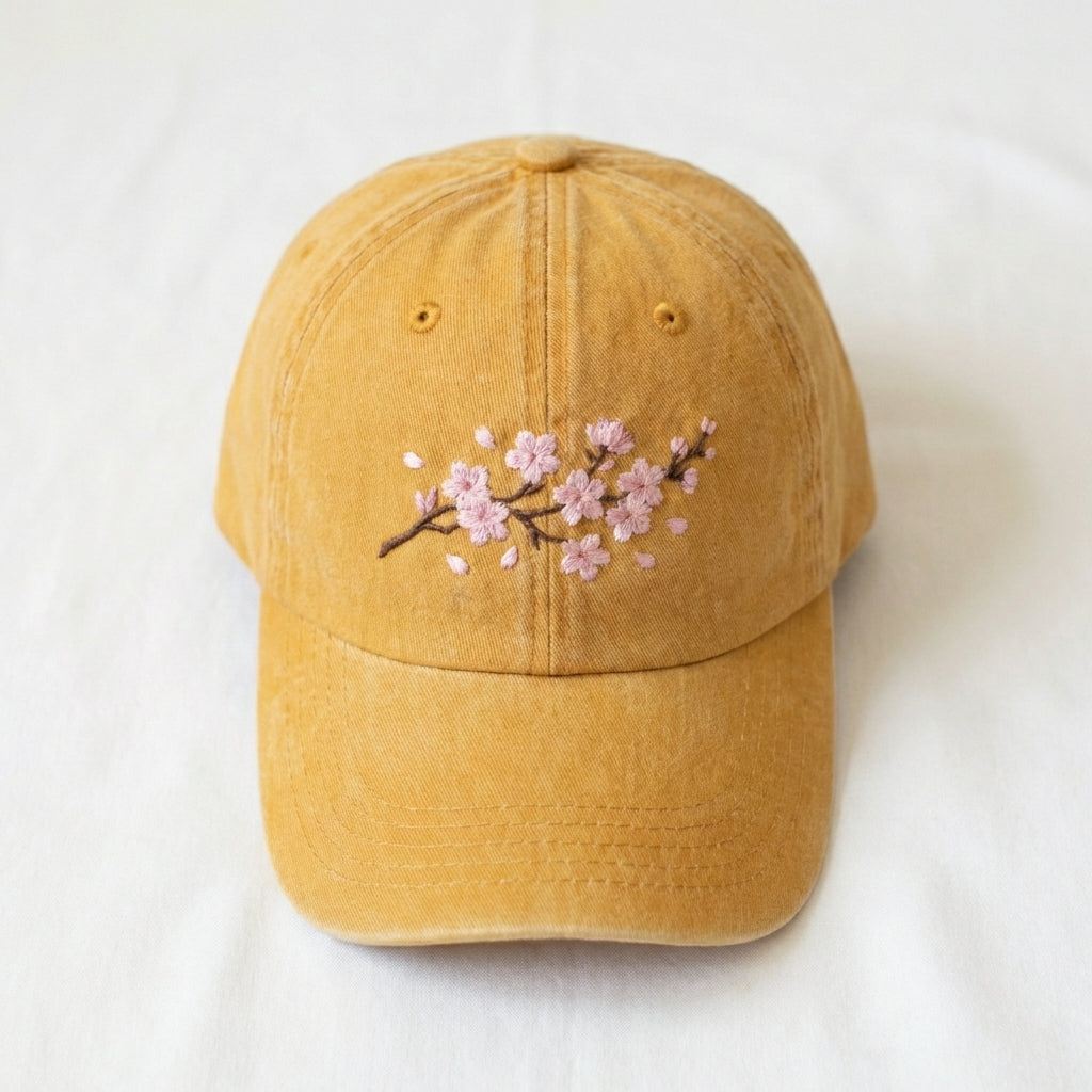 Cherry Blossom Embroidered Hoodie – Trendy Floral Sweatshirt - photo 2