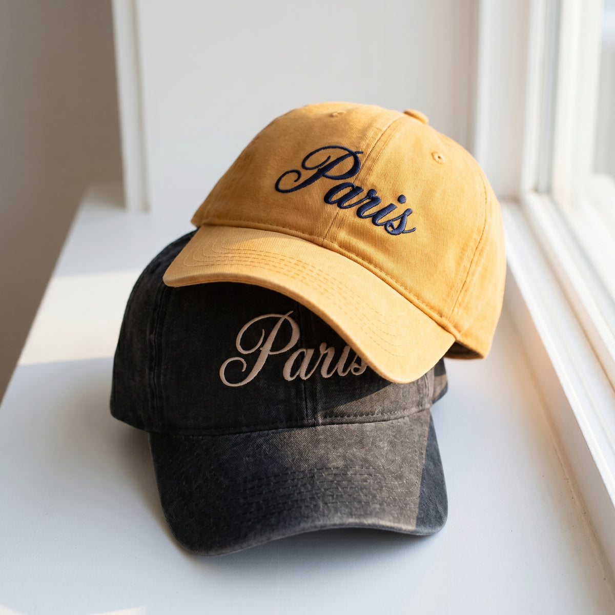 Paris Embroidered Cap – Trendy Streetwear Style - photo 2
