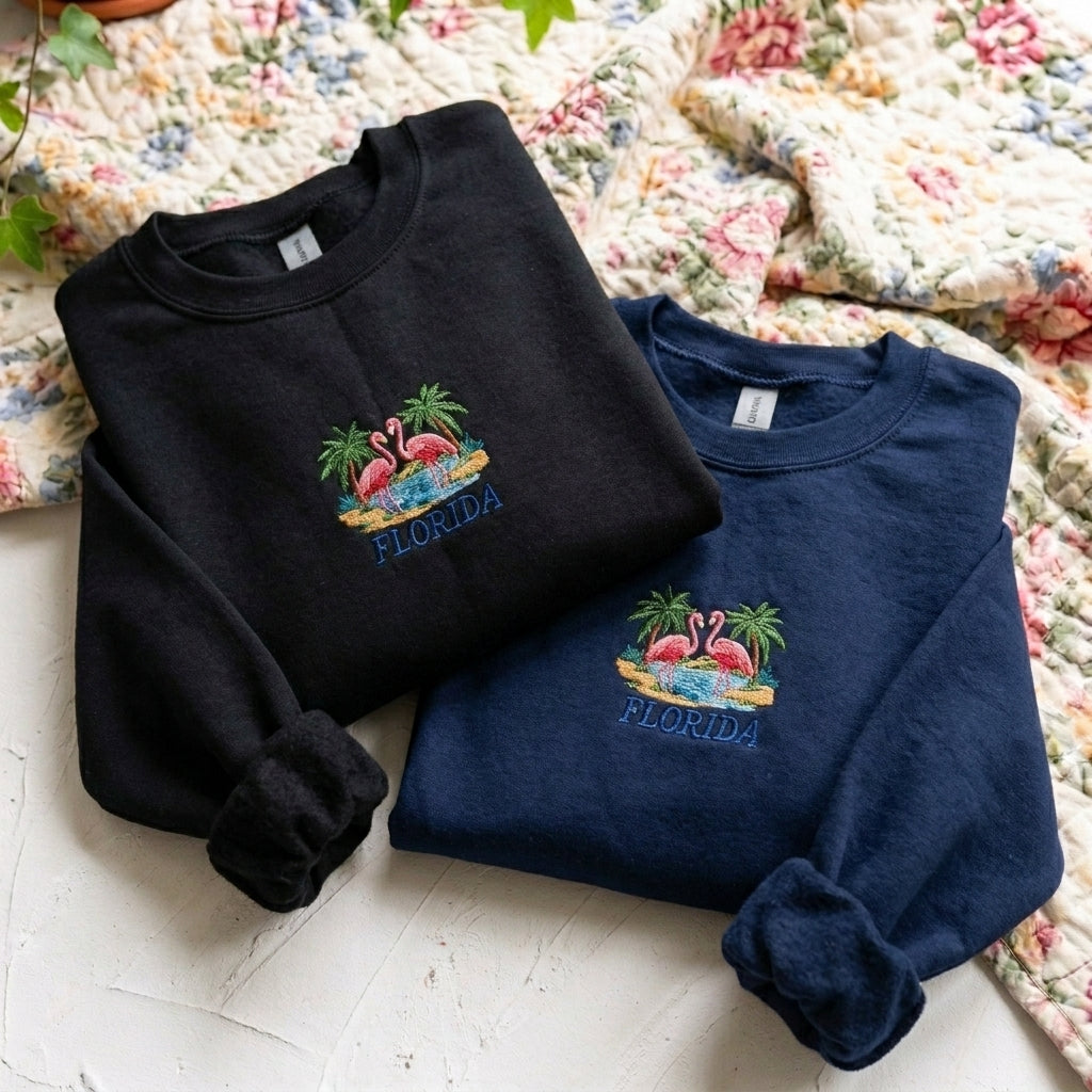 Florida Embroidered Sweater – Trendy Streetwear Comfort - photo 4
