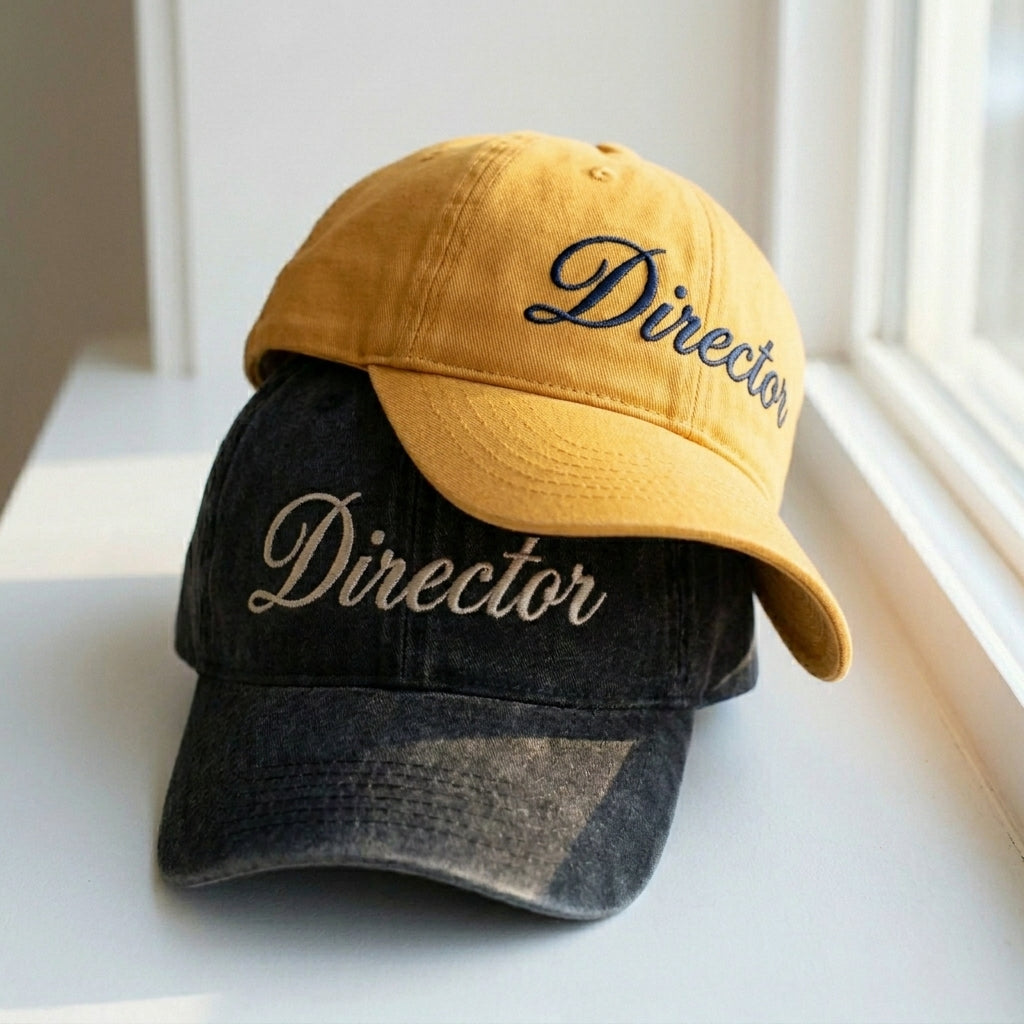 Director Embroidered Cap – Trendy Streetwear Style - photo 3