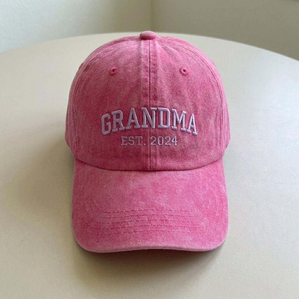 Custom Embroidered Grandpa Baseball Cap – Perfect Gift for New Grandparents - photo 5
