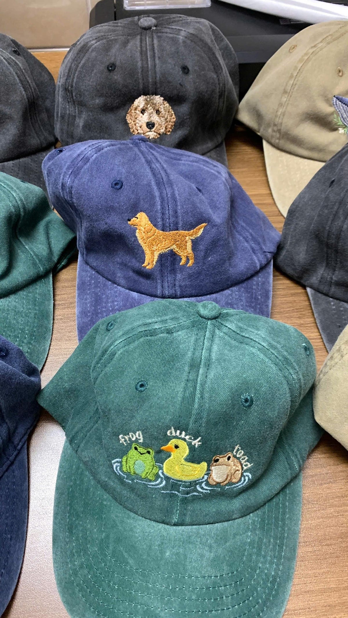 Custom Dog Embroidery Dad Hat - Personalized Pet Portrait Cap