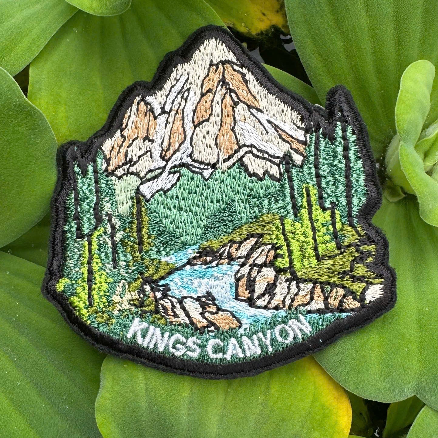 kings canyon national park embroidered patch california mountain