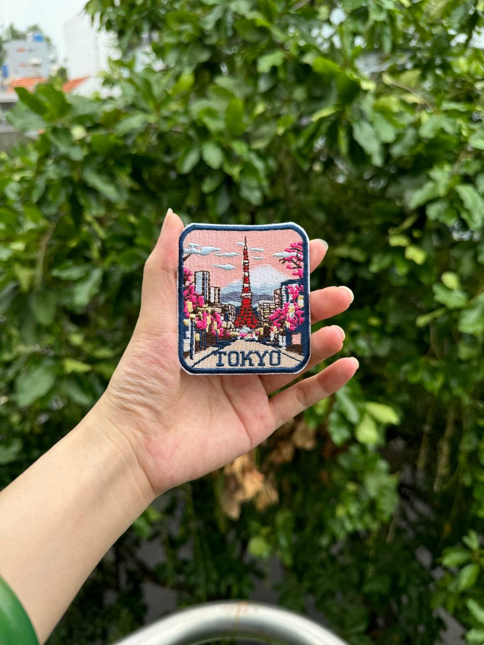 Tokyo Travel Embroidered Patch – Iron On / Sew On