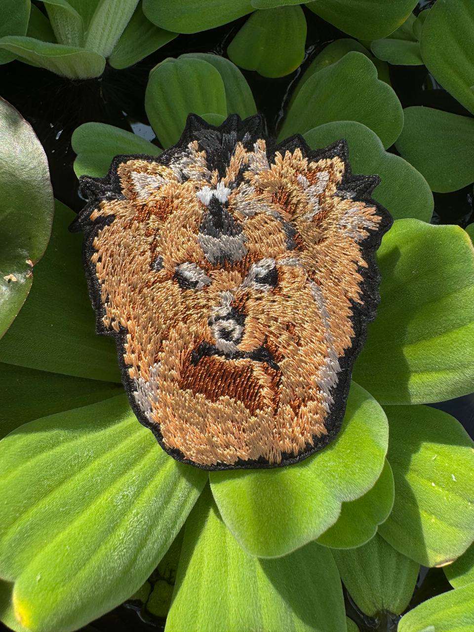 Yorkshire Terrier Dog Portrait Patch Embroidered Patch – Iron On / Sew On 🧵