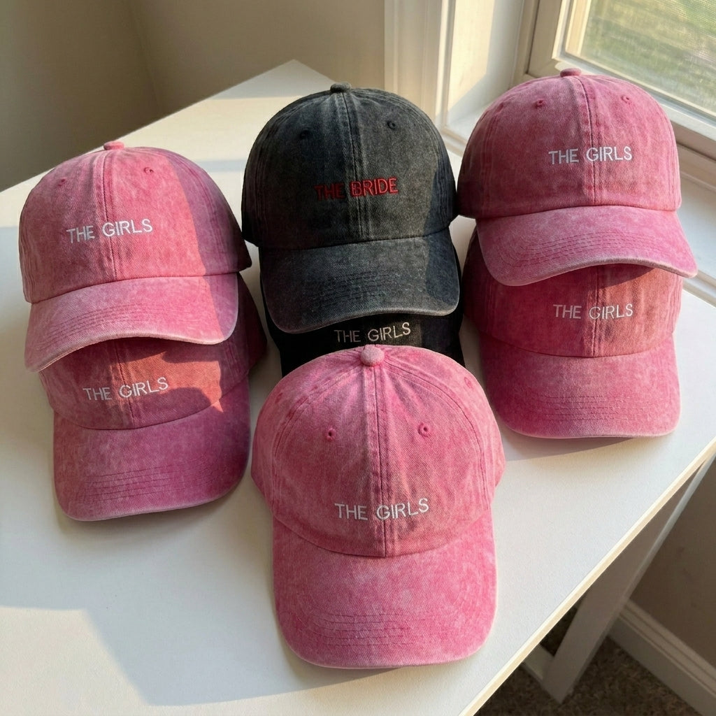 Personalized Bride Squad Embroidered Cap – Custom Bachelorette Gift - photo 2