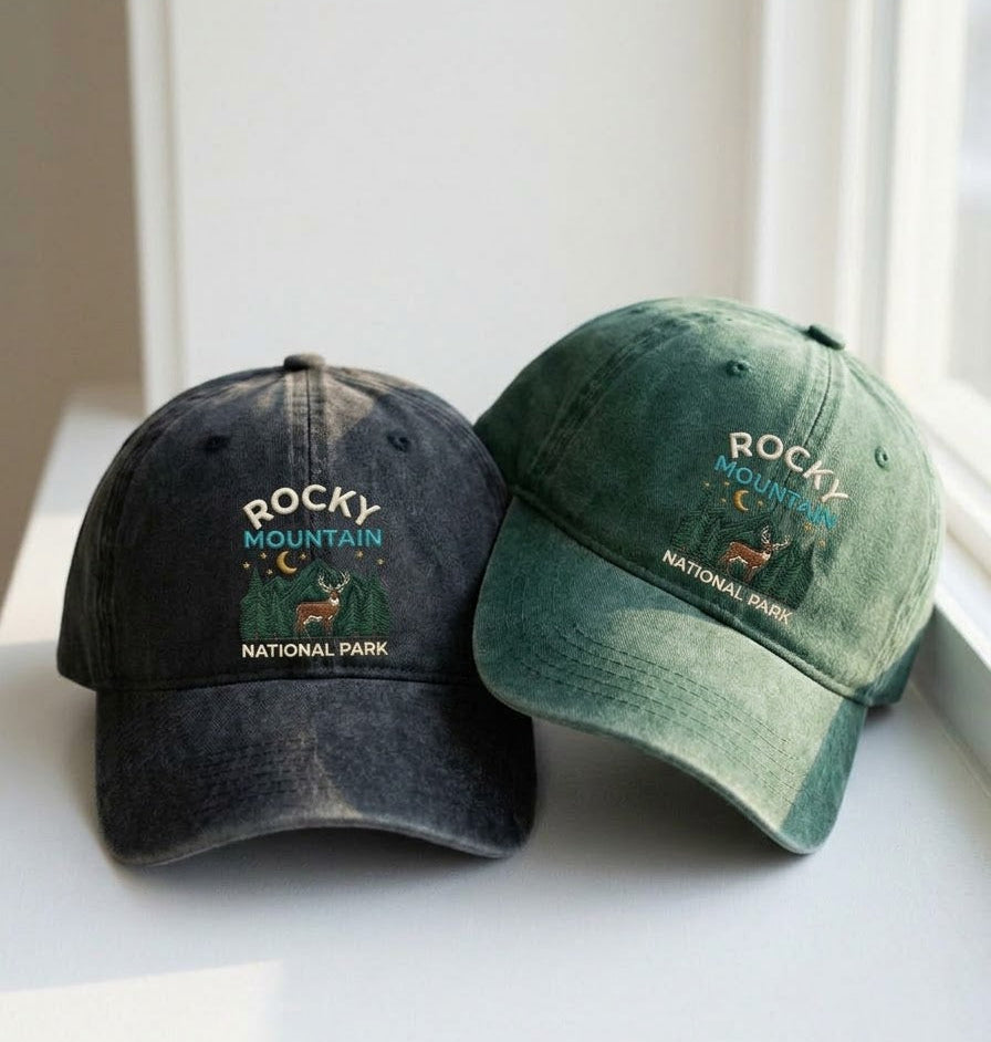 Rocky Mountain National Park Embroidered Cap - view 3