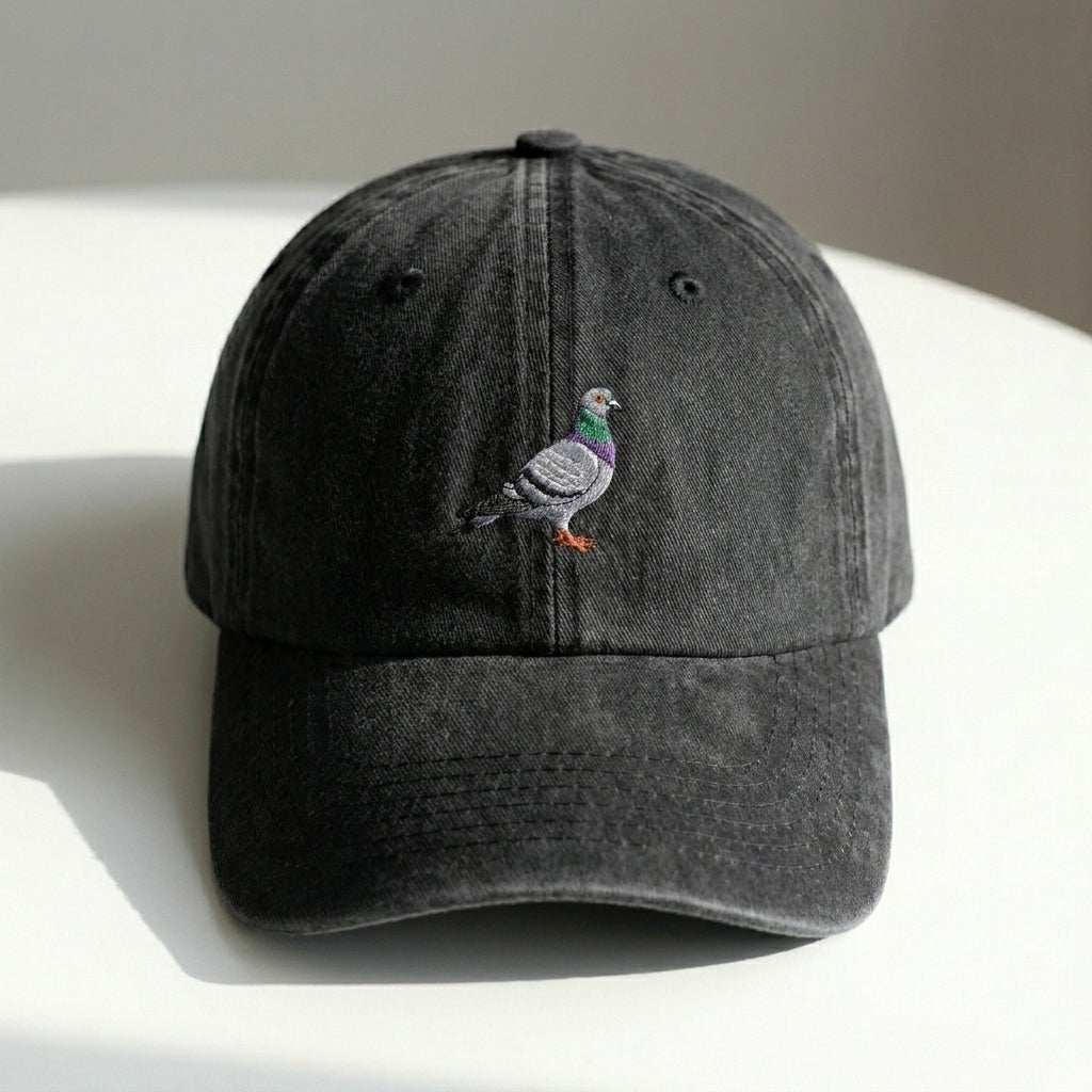 Pigeon Embroidered Cap – Perfect for Bird Lovers - photo 2