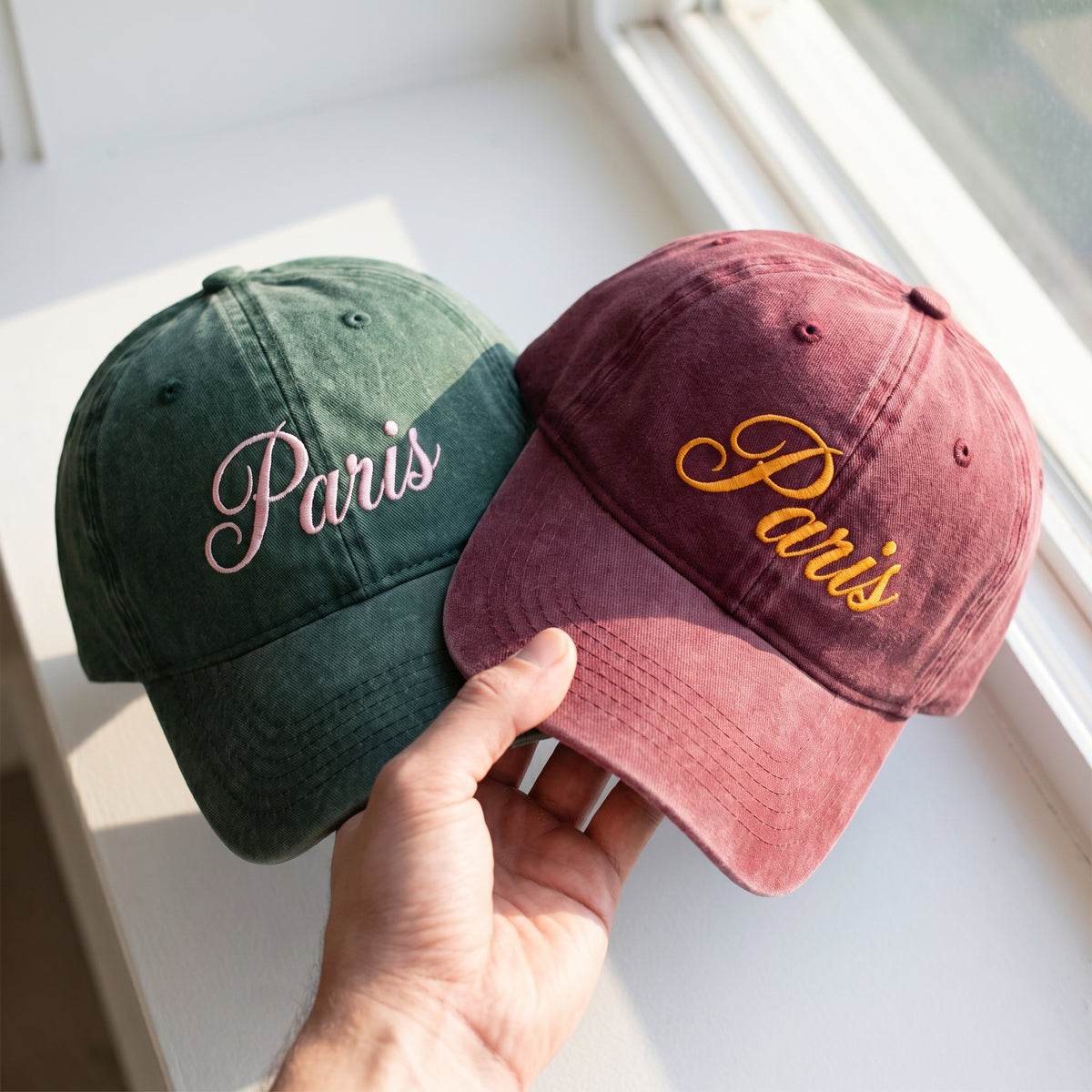 Paris Embroidered Cap – Trendy Streetwear Style - photo 4