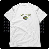 Yosemite National Park est 1890 California Embroidered T-Shirt