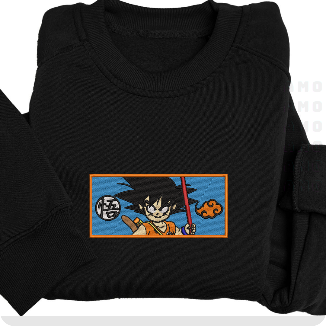 Goku Dragon Ball Embroidered Sweater