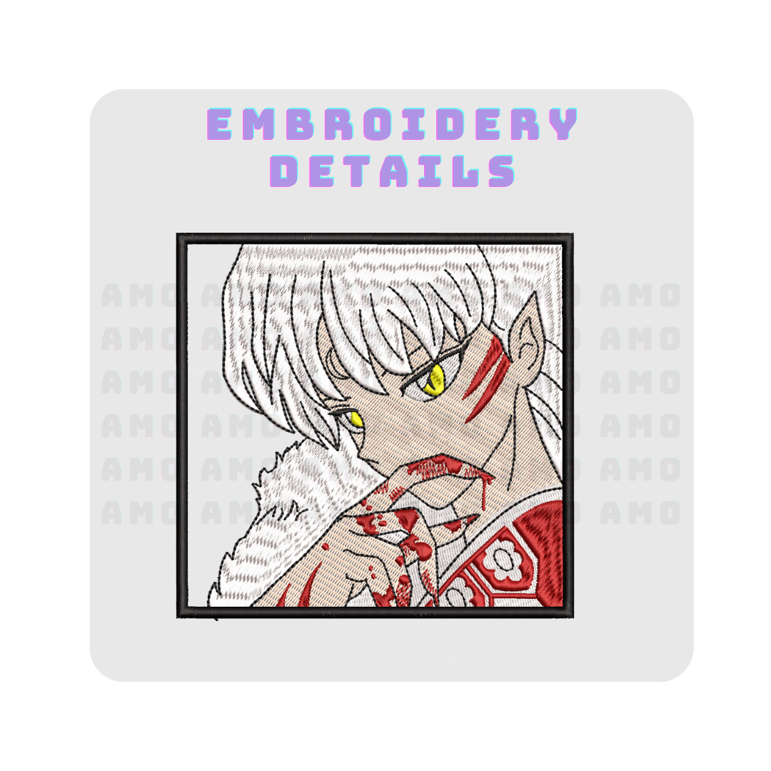 Sesshomaru Inuyasha Anime Embroidered Sweater
