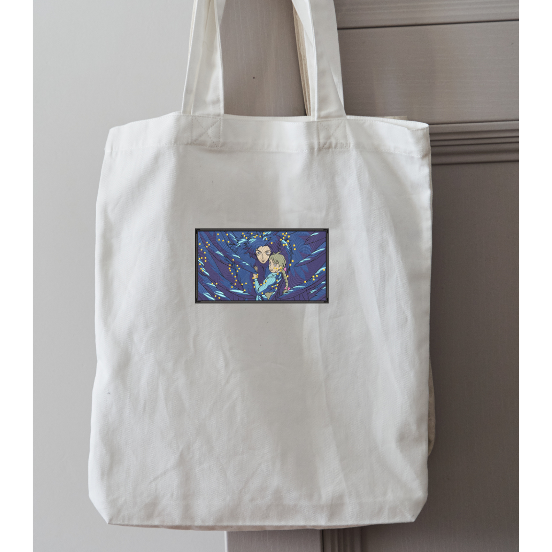 Howl's Moving Castle Embroidered TOTE BAG