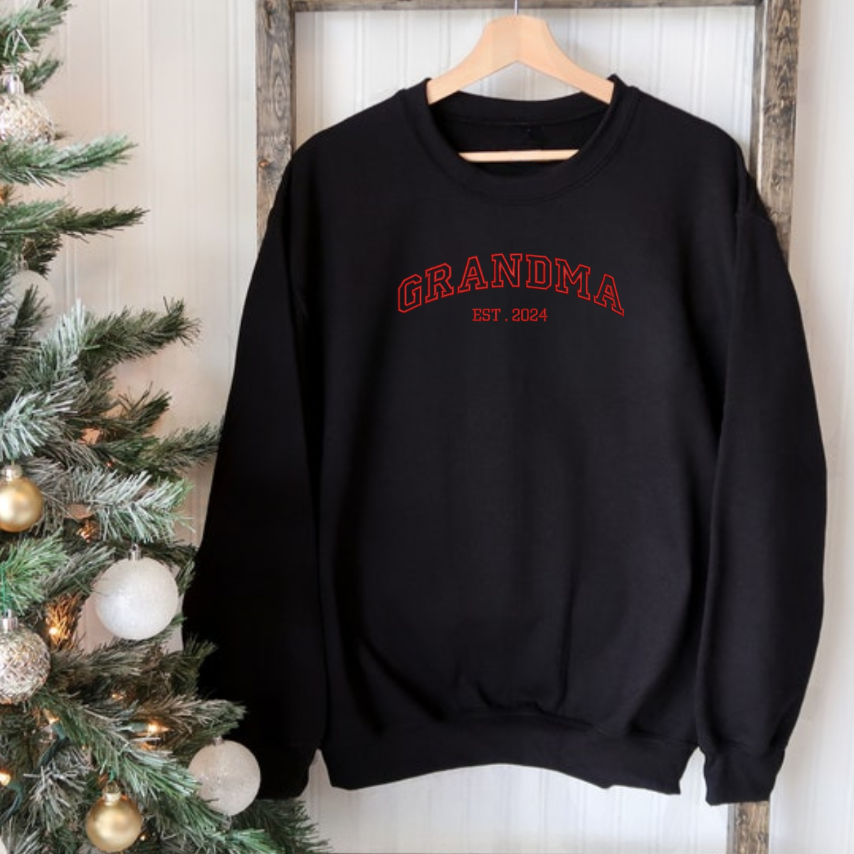 Custom Grandma Embroidered Sweatshirt With Date, photo 4