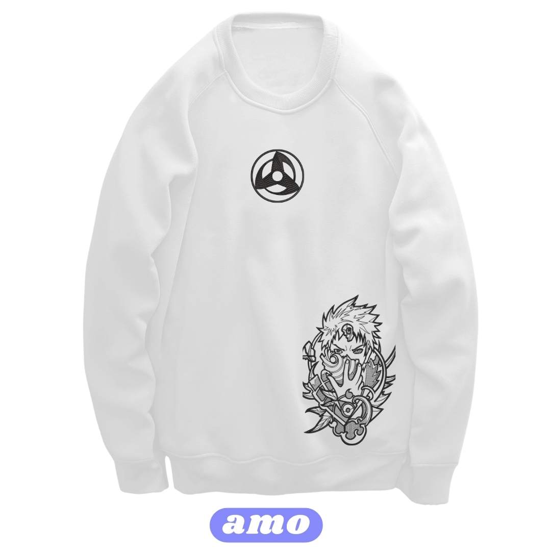 Naruto Obito Embroidered Sweater