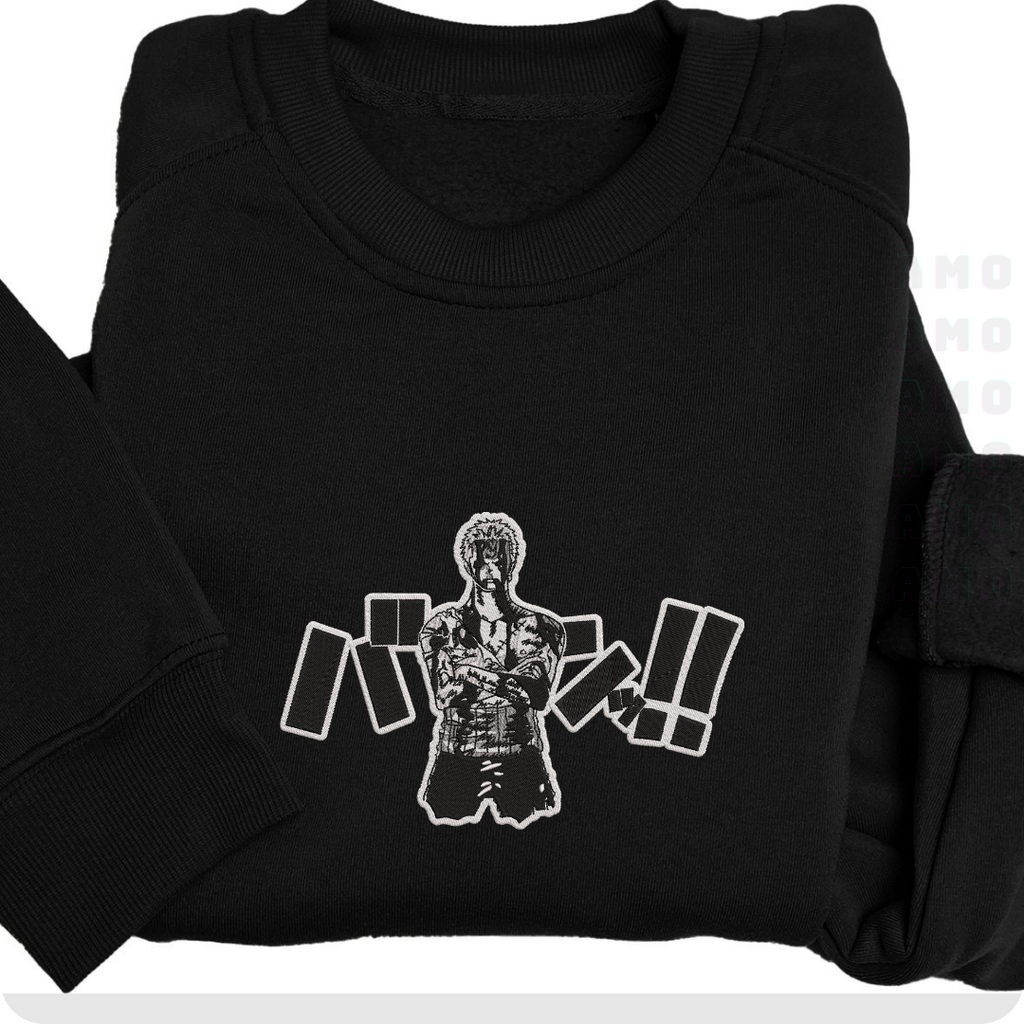 One Piece Zoro Anime Embroidered Sweater