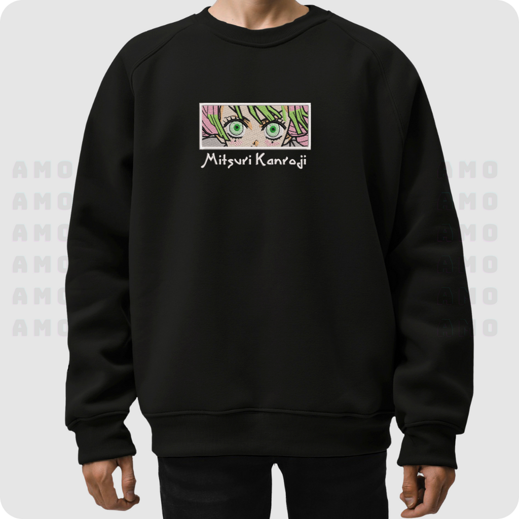 Mitsuri Kanroji Kimetsu no Yaiba Embroidered Sweater