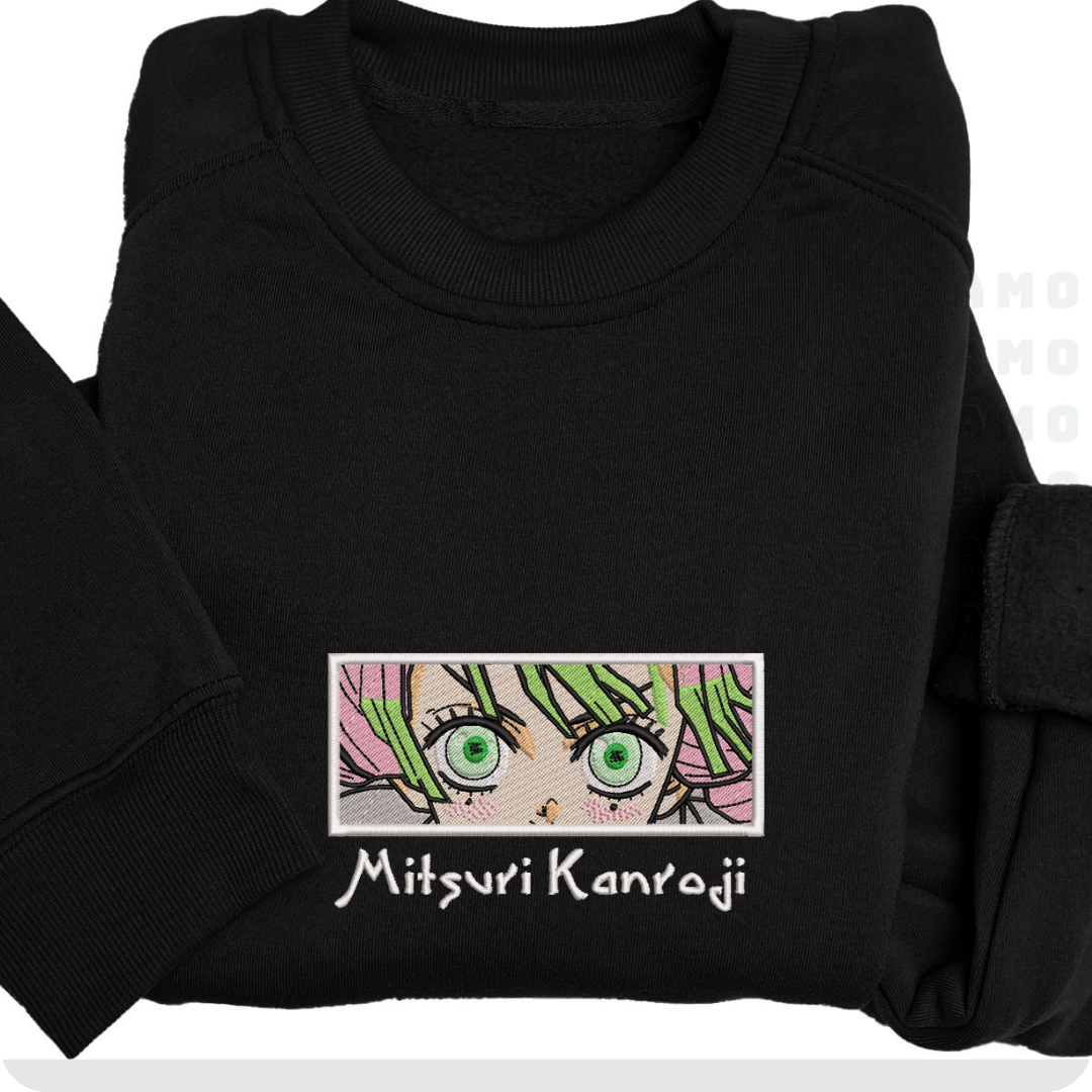 Mitsuri Kanroji Kimetsu no Yaiba Embroidered Sweater