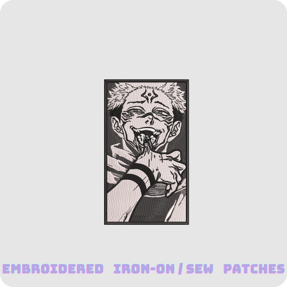 Sukuna Jujutsu Kaisen Embroidered patches