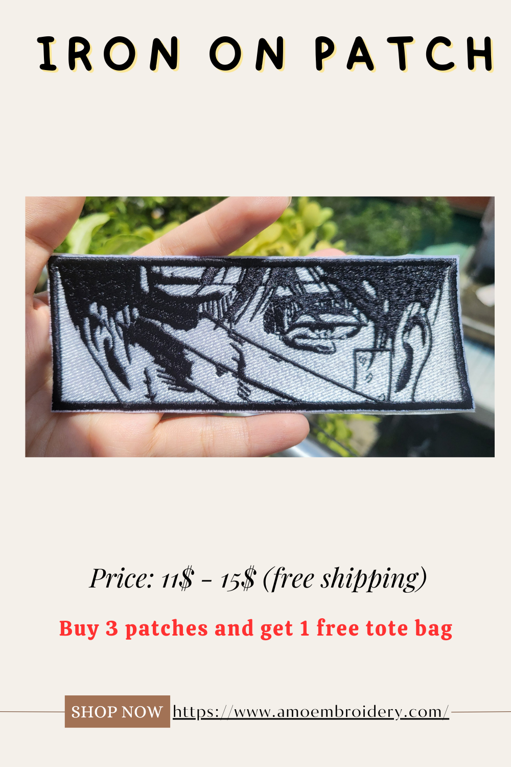 Levi ackerman Attack On Titan Embroidered patches IRON-ON OR SEW
