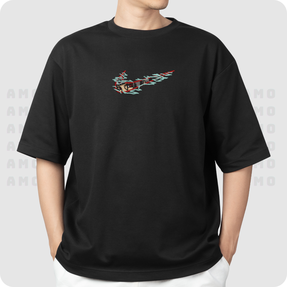 Uchiha Itachi Naruto Anime Embroidered T-Shirt