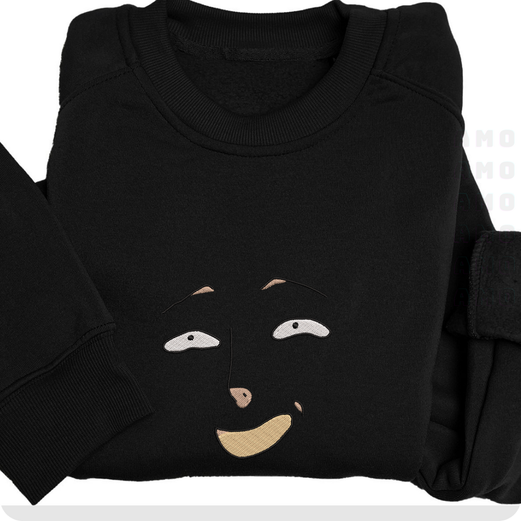 One-Punch Man Saitama Anime Embroidered Sweater