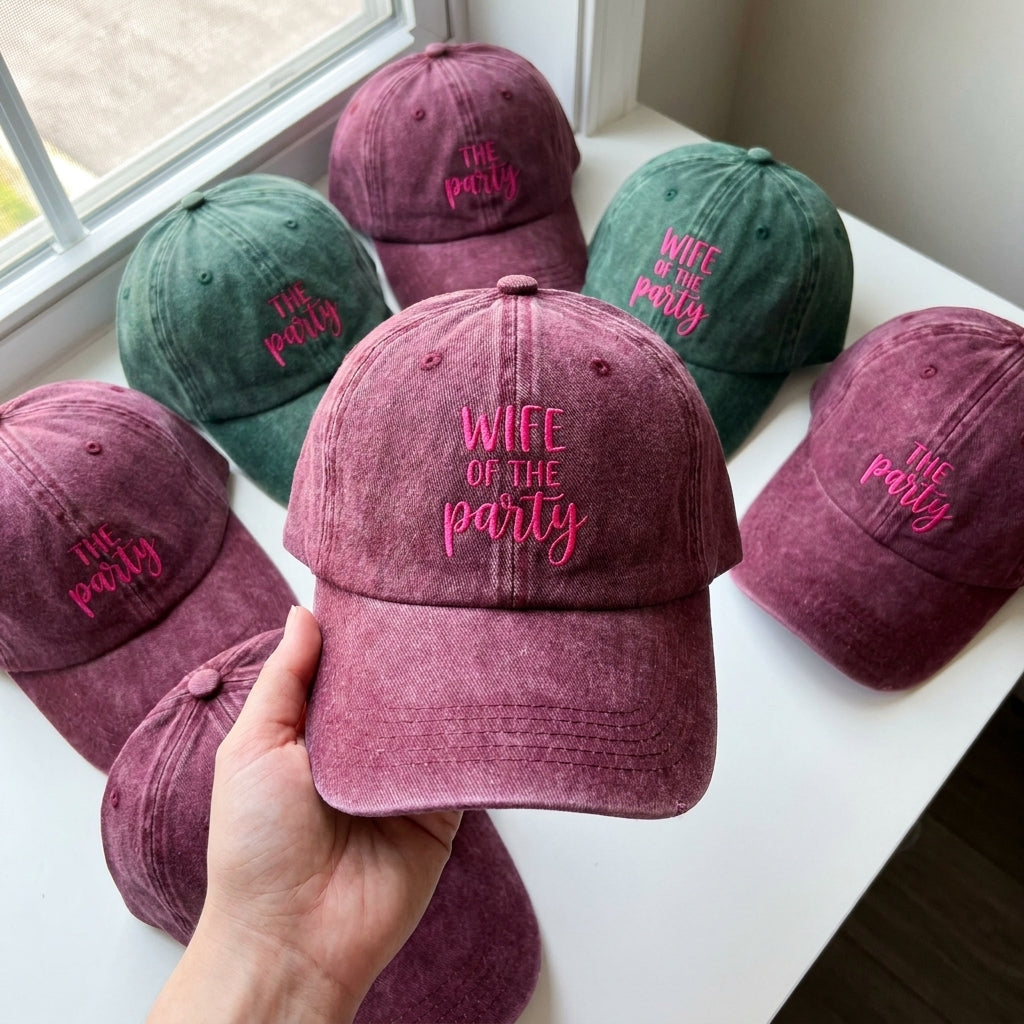 Bachelorette Party Embroidered Cap – Fun Bride Squad Gear - photo 2