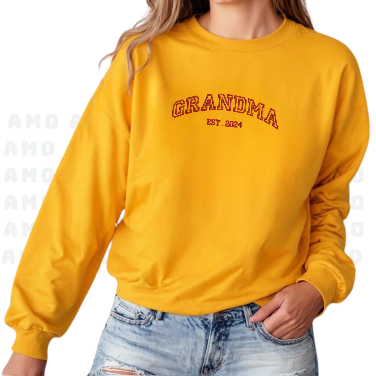 Custom Grandma Sweatshirt With Date