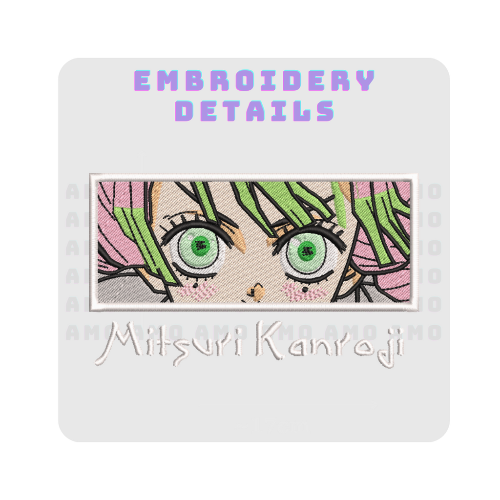 Mitsuri Kanroji Kimetsu no Yaiba Embroidered Sweater