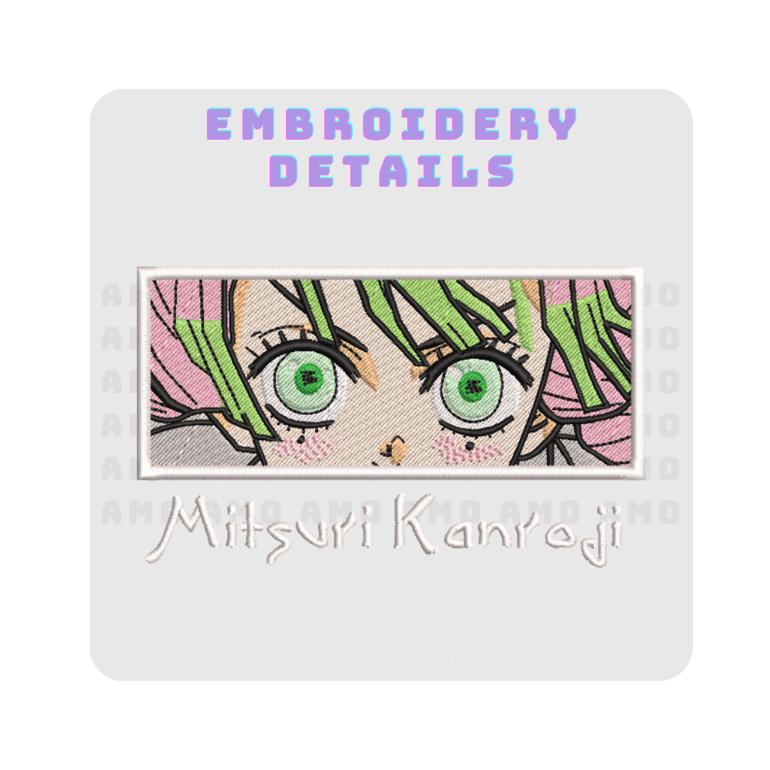 Mitsuri Kanroji Kimetsu no Yaiba Embroidered Sweater