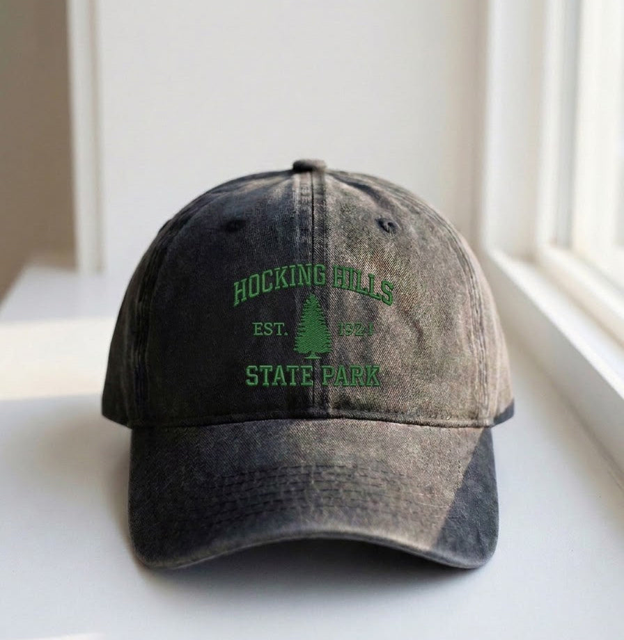 Hocking Hills Ohio Embroidered Cap - view 4