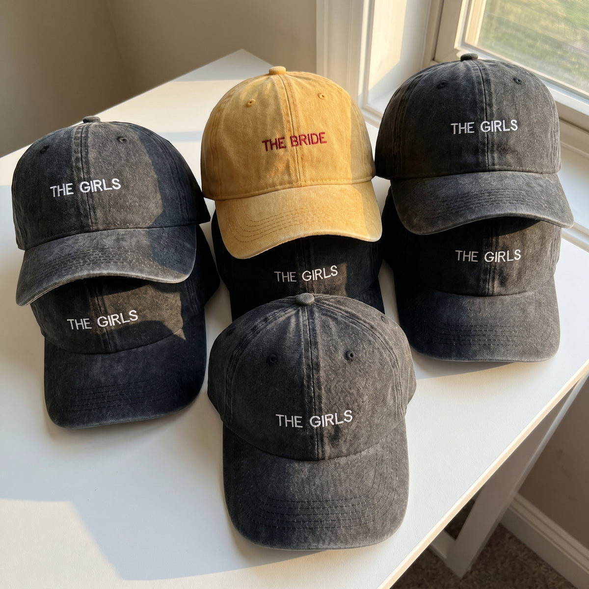 Personalized Bride Squad Embroidered Cap – Custom Bachelorette Gift - photo 1