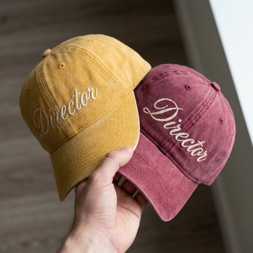 Director Embroidered Cap – Trendy Streetwear Style - photo 4