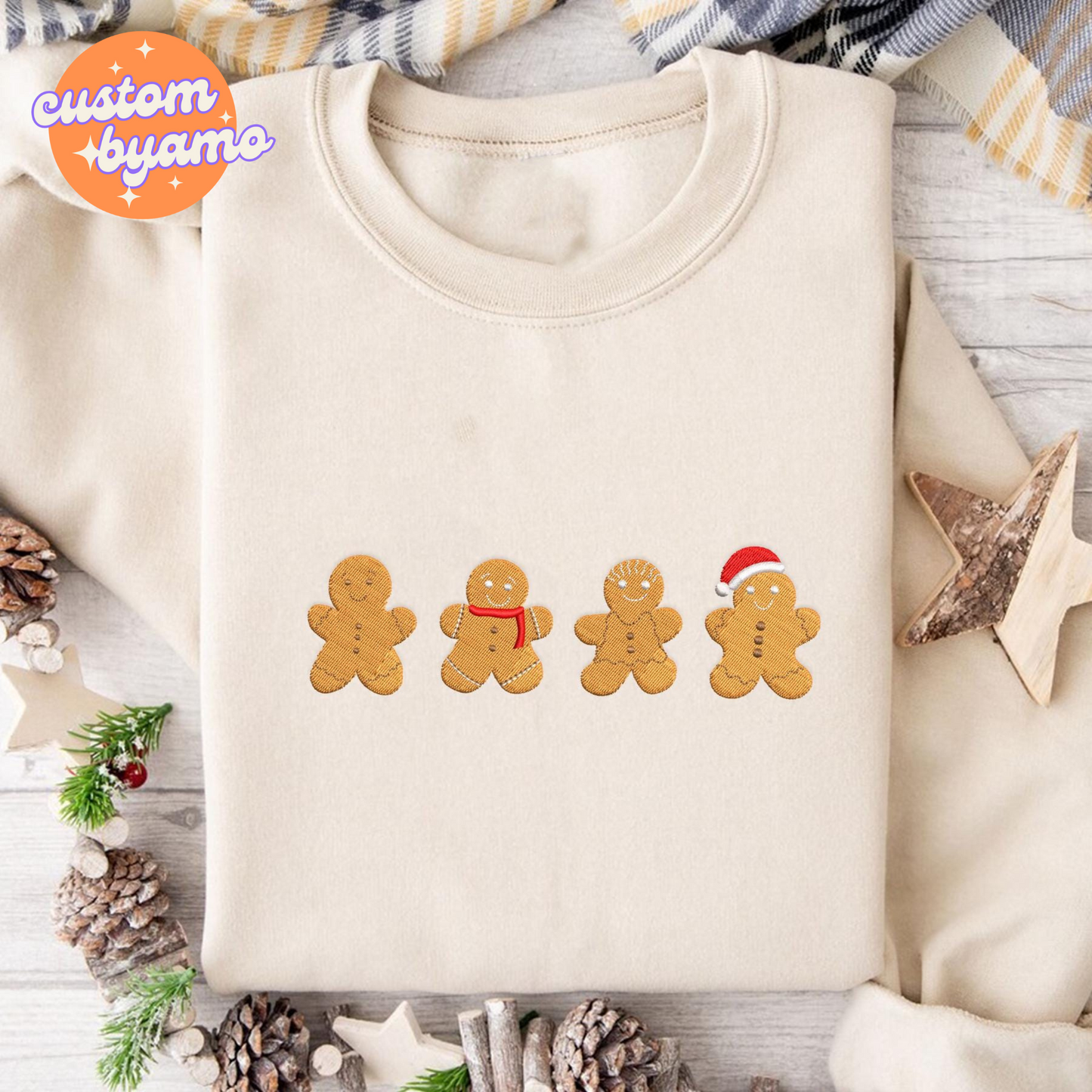 Ginger Man Embroidered Sweater/Hoodie