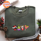 Magical Kingdom Christmas Embroidered Sweater/Hoodie