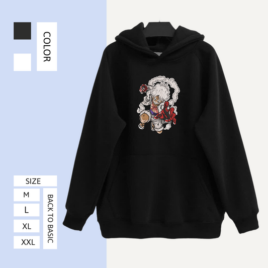 Luffy gear 5 One Piece Embroidered Hoodie