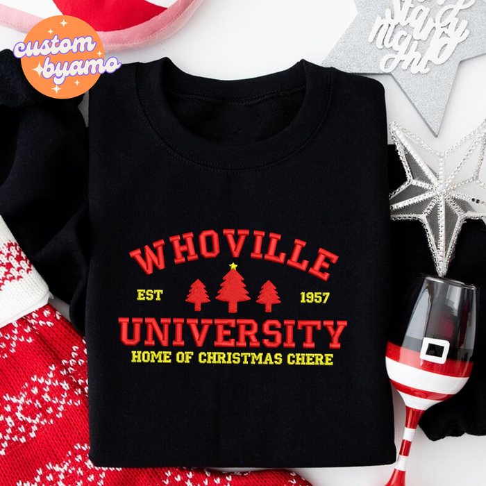 Christmas Town Movie  Embroidered Sweater