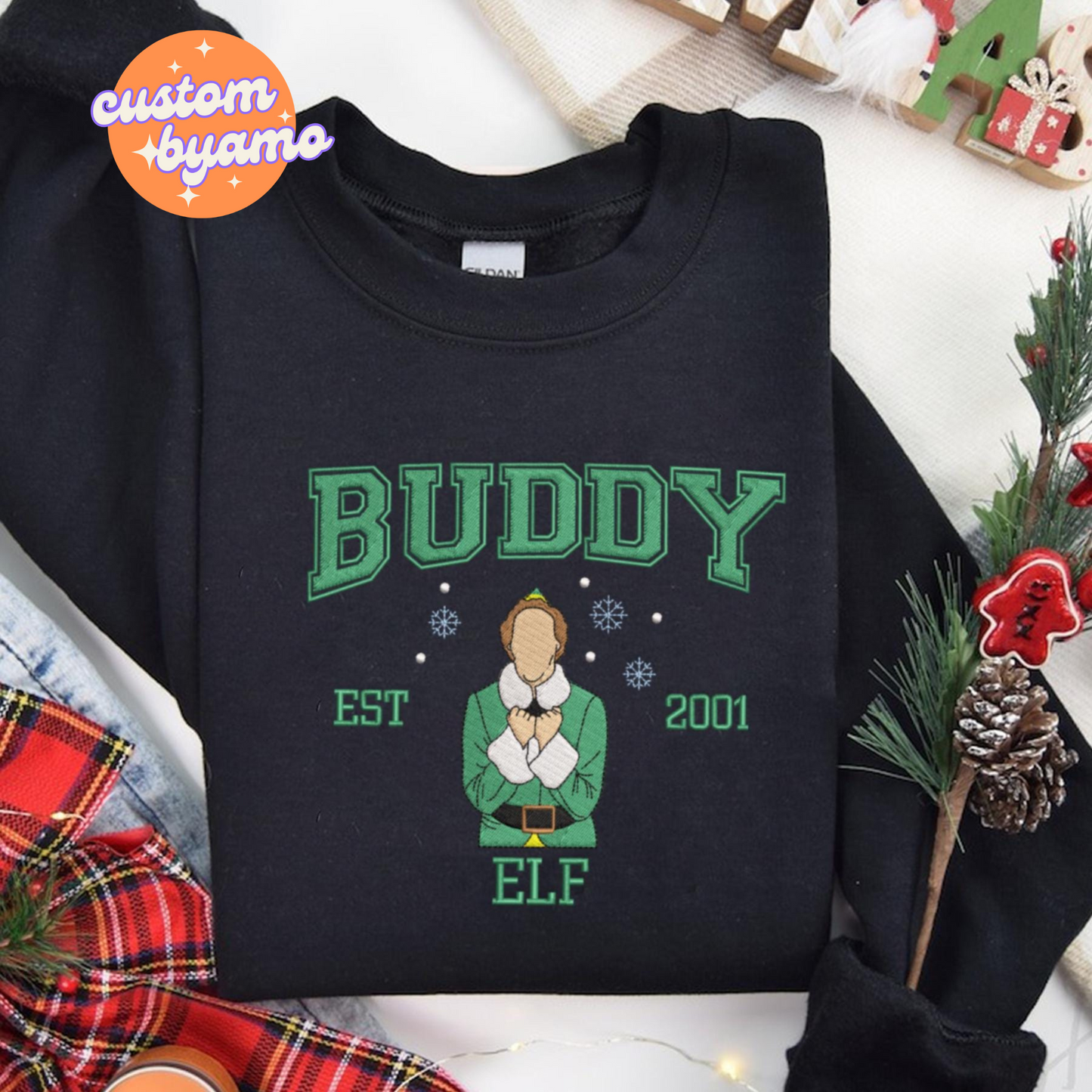 Christmas Goblin Movie Embroidered Sweater/Hoodie