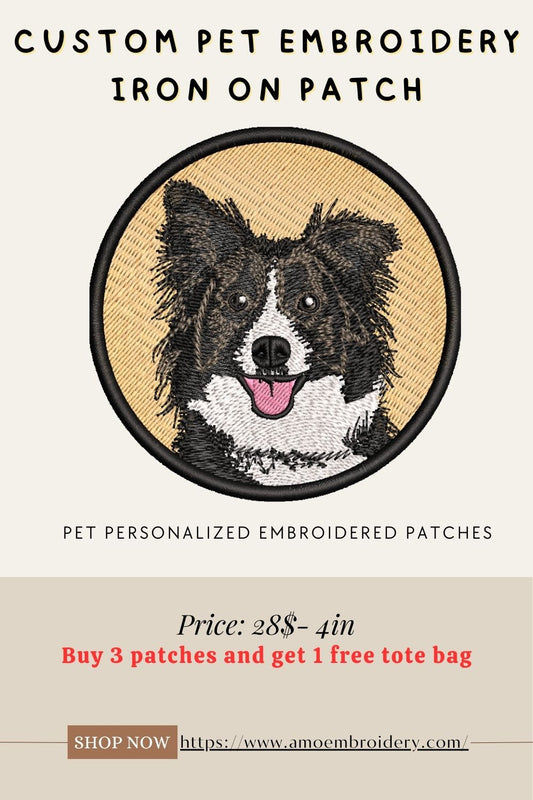 Custom Embroidered Pet patches