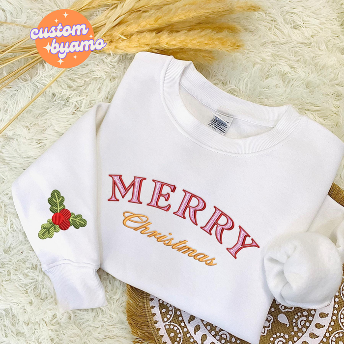 Christmas Eve Embroidered Sweater