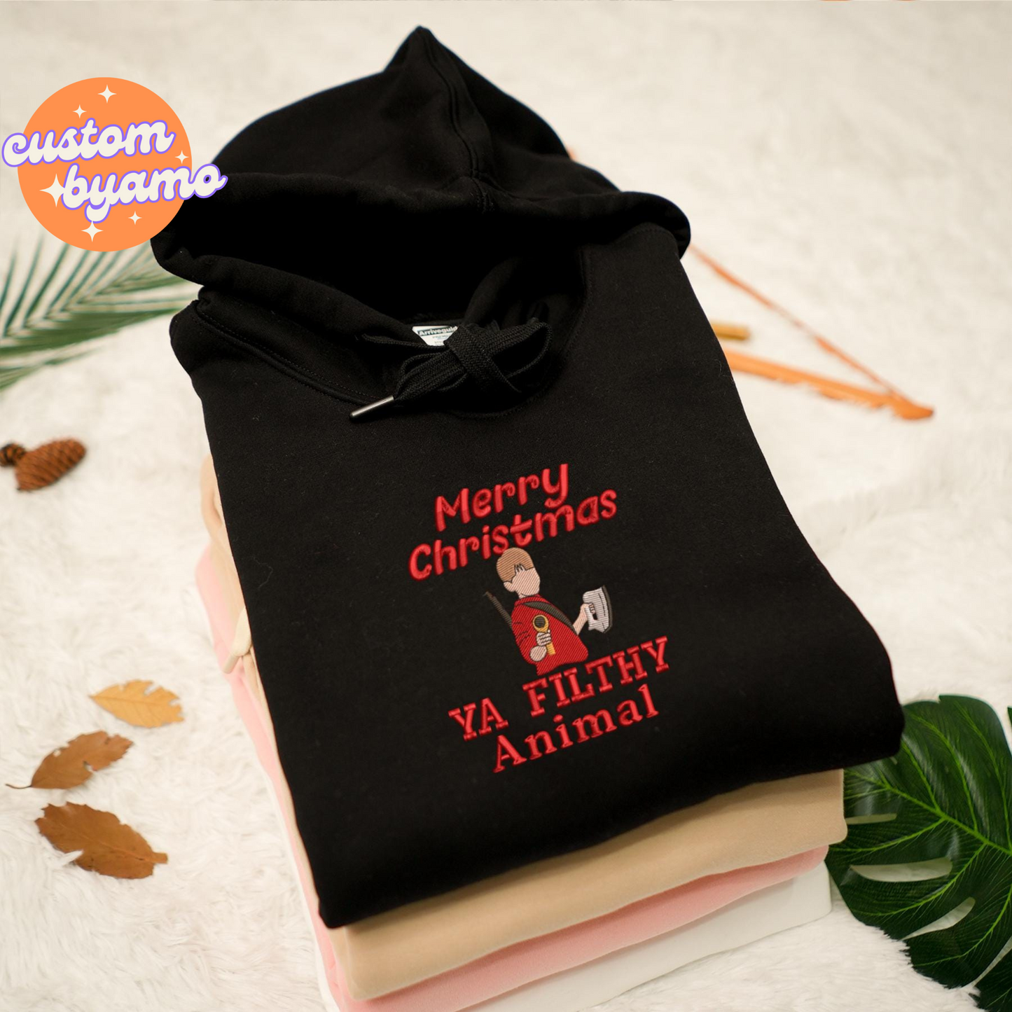 Christmas Movie Y2K Embroidered Sweater/Hoodie